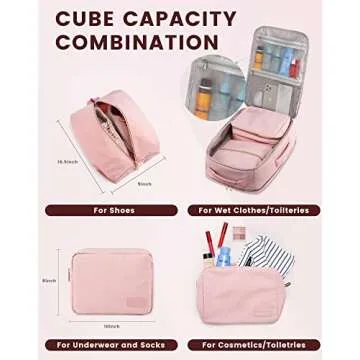 LOVEVOOK Travel Backpack Women Flight Approved Case