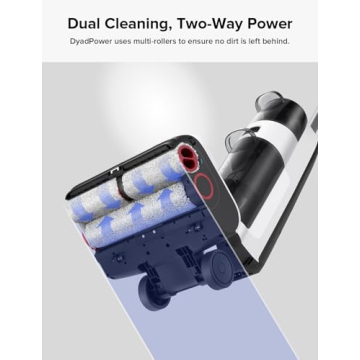 roborock Dyad Pro Wet Dry Vacuum Cleaner with Double Rollers, Cordless Vacuum Mop All in One, Self-Cleaning & Drying System, Floor Cleaner Machine for Mopping Hard Floor, Hardwood, Tile Flooring