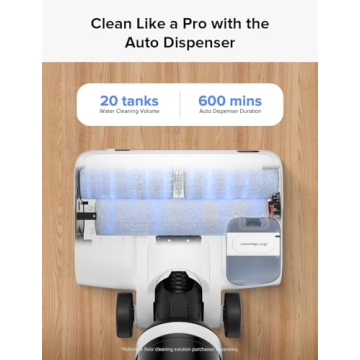 roborock Dyad Pro Wet Dry Vacuum Cleaner with Double Rollers, Cordless Vacuum Mop All in One, Self-Cleaning & Drying System, Floor Cleaner Machine for Mopping Hard Floor, Hardwood, Tile Flooring