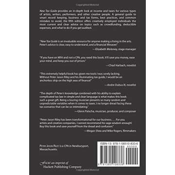 New Tax Guide for Writers, Artists, Performers, and Other Creative People: Essential Tax Tips for Cr...