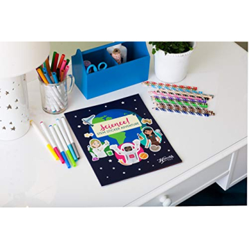 Hopscotch Girls STEM Sticker Book for Kids Ages 4 to 8