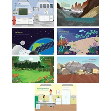 Hopscotch Girls STEM Sticker Book for Kids Ages 4 to 8