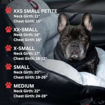 Pupsaver Crash-Tested Dog Car Seat Harness, Seat Belt Clip | Adjustable Car Safety Harness for Dogs | Compatible with Pup Saver Car Seats (Small)