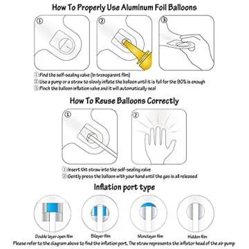 40 In Cream white Number Balloons Helium Foil Mylar Balloon Birthday Party banquet Decoration Digital 1