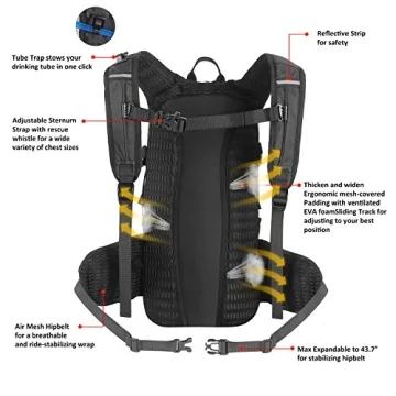 Unigear Hydration Backpack with 2L Insulated Bladder