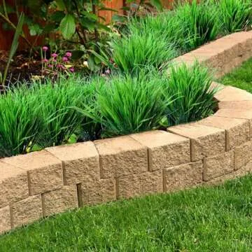 YXYQR 18PCS Artificial Grass Plants Outdoor UV Resistant Bulk Fake Faux Bushes Flowers Mums Outside Faux Plastic Greenery Shrubs Arrangement for Home Garden Backyard Window Box Hanging Basket