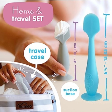 Bumco Baby Bum Brush & Mini Spatula - Travel Friendly