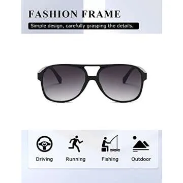 Classic Vintage Aviator Sunglasses for Everyone | TIANYESY