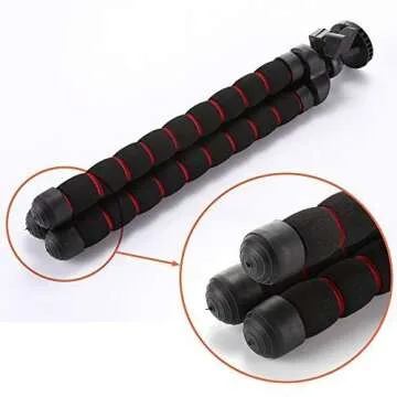 Fotga Flexible Travel Tripod Stand w/Quick Release Plate Locking Knob for Canon EOS M M2 M3 M5 M6 M20 M50 M100 G7X Mark II III for Sony DSC-RX100 III IV A6000 A6300 Olmypus E-M10 II Fujifilm X-Pro