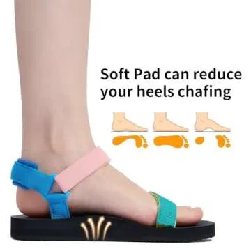 YOCCI Women's Original Sport Sandals Hiking Sandals with Arch Support Yoga Mat Insole Light Weight Outdoor Water Shoes