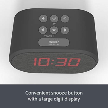 i-box LED Alarm Clock with USB Charger & FM Radio