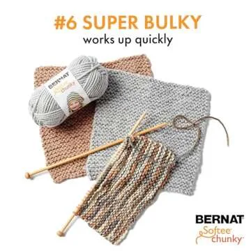 Bernat Softee Chunky Deep Waters Yarn - 3 Pack of 80g/2.8oz - Acrylic - 6 Super Bulky - 77 Yards - Knitting/Crochet