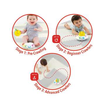 Skip Hop 3-Stage Follow-Me Bee Crawl Toy