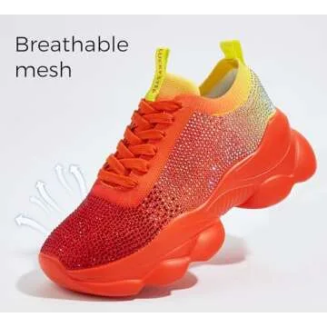 Stylish Rhinestone Slip-On Sneakers for Women