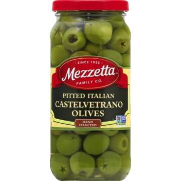 Mezzetta Pitted Castelvetrano Italian Green Olives, 8 oz