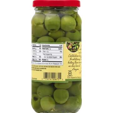 Mezzetta Pitted Castelvetrano Italian Green Olives, 8 oz