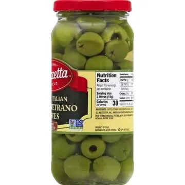 Mezzetta Pitted Castelvetrano Italian Green Olives, 8 oz