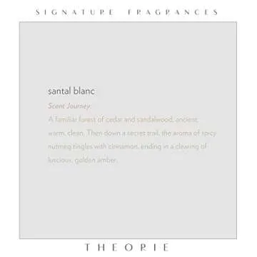 Theorie Santal Blanc Hand and Body Wash - Signature Fragrances - Vegan, Luxury Soap with Notes of Vetiver, Amber, Sandalwood & Cedar - Label May Vary - Pump Bottle 400mL