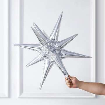 Songstar Birthday Decoration 155pcs Pink and Purple Balloon Arch Kit Hollow Star,Microphone, Disco Mylar Balloon for Music Fans Birthday Popular Singer Birthday Party Decor