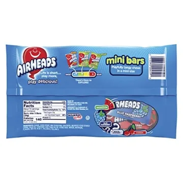 Airheads Mini Bars Halloween Candy Variety Bag 12 oz