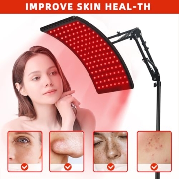 Viconor Red Light Therapy Lamp for Skin and Muscle Recovery