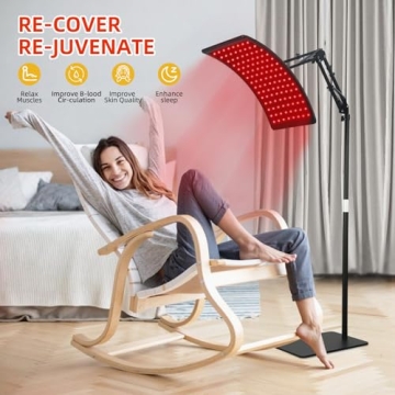 Viconor Red Light Therapy Lamp for Skin and Muscle Recovery