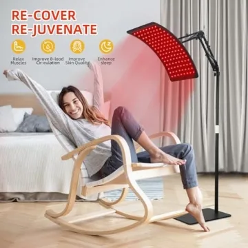 Viconor Red Light Therapy Lamp for Skin and Muscle Recovery