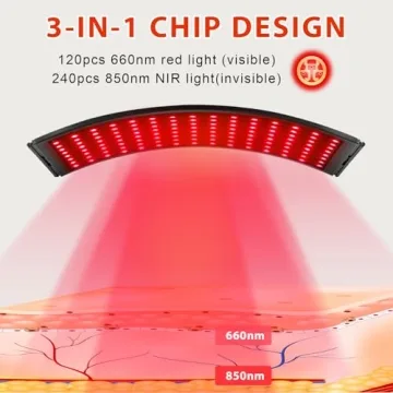 Viconor Red Light Therapy Lamp for Skin and Muscle Recovery