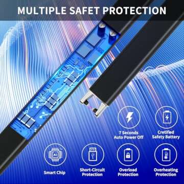 SURYOL Electric Candle Lighter USB Rechargeable Windproof