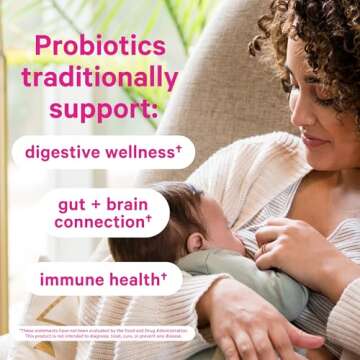 Pink Stork Lactation Probiotic - 10 Billion CFUs Multi Strain Postnatal Probiotics for Breastfeeding Women - Support Breast Milk & Gut Health, Postpartum Essentials, 30 Capsules