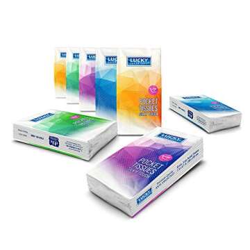 Premium Facial Tissues, Travel and Pocket Size, Bulk (192 Packs), 10 Tissues per Pack (1,920 Tissues...