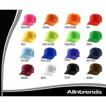 Stylish ALLNTRENDS Trucker Hat Made in USA for Everyone