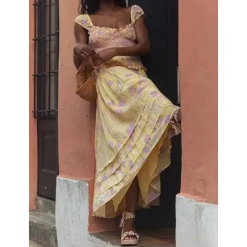 FEORJGP Women's Summer Boho Dress - Flowy & Stylish