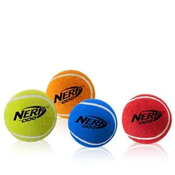 Nerf Dog 5.5in Squeak Football - Durable Pet Toy