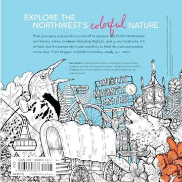 Color the Pacific Northwest: A Timber Press Coloring Book