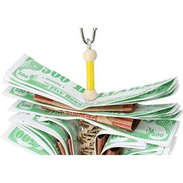 1024 Ka Ching Bonka Bird Toys Shreddable Vine Paper Parrot Parrotlet Cockatiel Parakeet Budgie Quake...