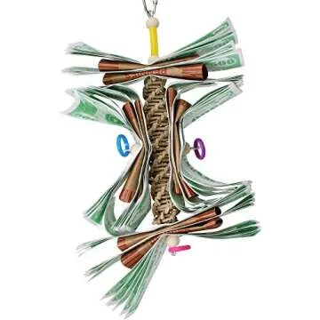 1024 Ka Ching Bonka Bird Toys Shreddable Vine Paper Parrot Parrotlet Cockatiel Parakeet Budgie Quaker