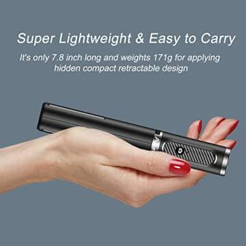 Ailun Selfie Stick Tripod - Versatile & Portable for All Smartphones