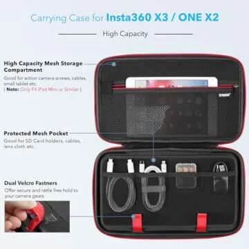 SYMIK S310-X Carrying Case for Insta360 X3 / ONE X2 Camera