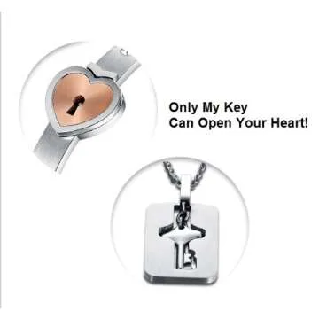 Titanium Couple Matching Bangles for Love Partners