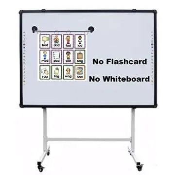 YYST Type A 29" (74CM) Magnetic Anchor Chart Holder Adjustable Magnetic Date Cards Holder Calendar Holder for Kids Crafts, Classroom Calendar, Classroom Decor W O Rings (Black - 1)