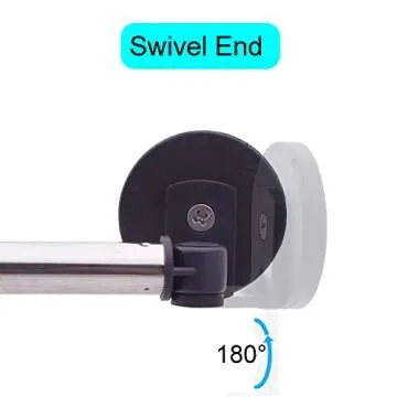 YYST Type A 29" (74CM) Magnetic Anchor Chart Holder Adjustable Magnetic Date Cards Holder Calendar Holder for Kids Crafts, Classroom Calendar, Classroom Decor W O Rings (Black - 1)