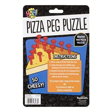 Toysmith Pizza Peg Puzzle Game Fun Interactive Gift