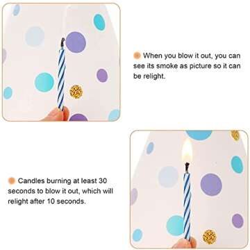 Magic Trick Relighting Candle Pack for Fun Celebrations