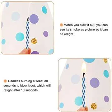 Magic Trick Relighting Candle Pack for Fun Celebrations