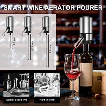 Rechargeable Electric Wine Opener and Aerator Set