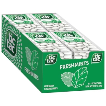 Bulk Tic Tac Freshmint Breath Mints 12-Pack