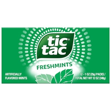 Bulk Tic Tac Freshmint Breath Mints 12-Pack