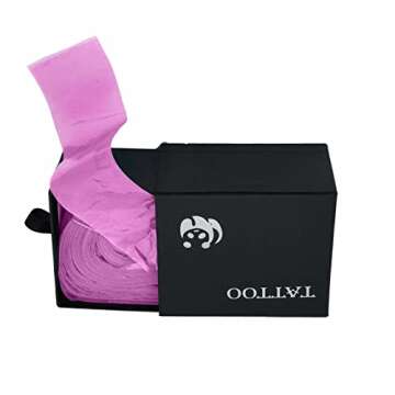 100pcs Clip Cord Sleeves,Disposable Hygiene Clip Pink Cord Covers for Tattoo,Tattoo Machine Bags Tattoo Machine Gun Accessories Tattoo Supplies