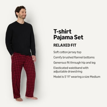 Cozy Amazon Essentials Men’s Classic Buffalo Check Pajama Set for Family